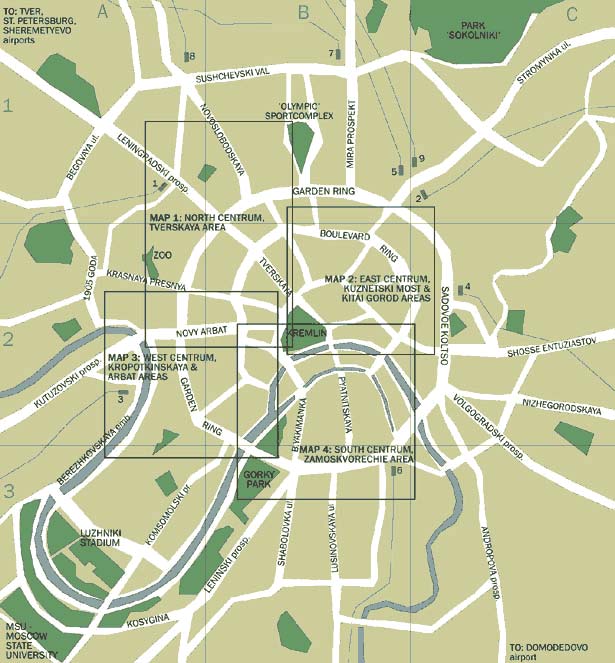 Moscow map