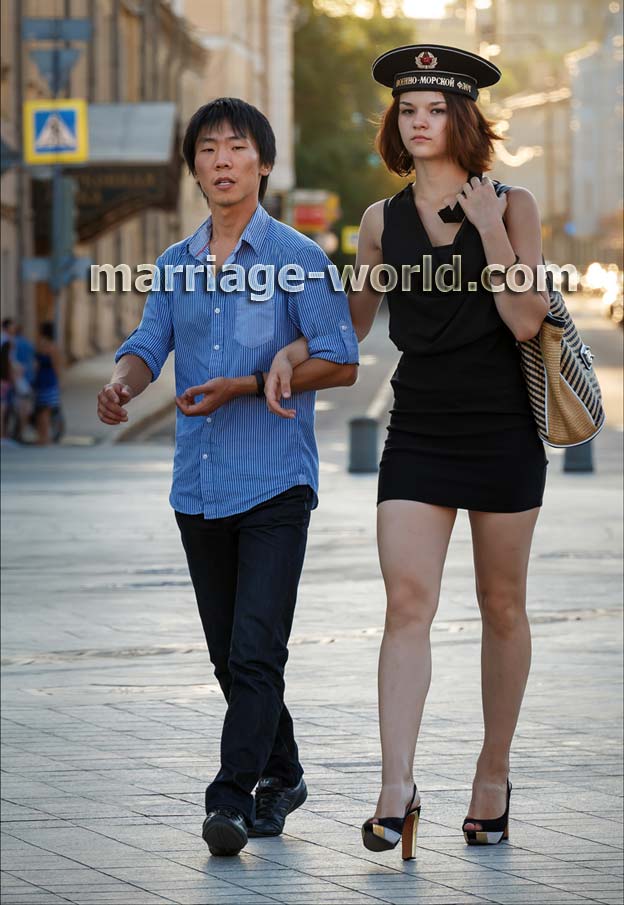 short man and woman